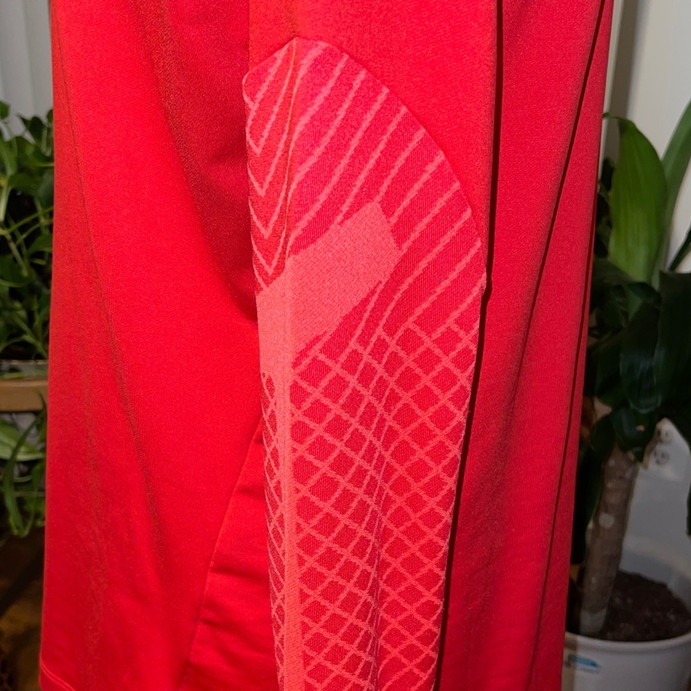 Nike Bright Red Athletic Pullover - image 6